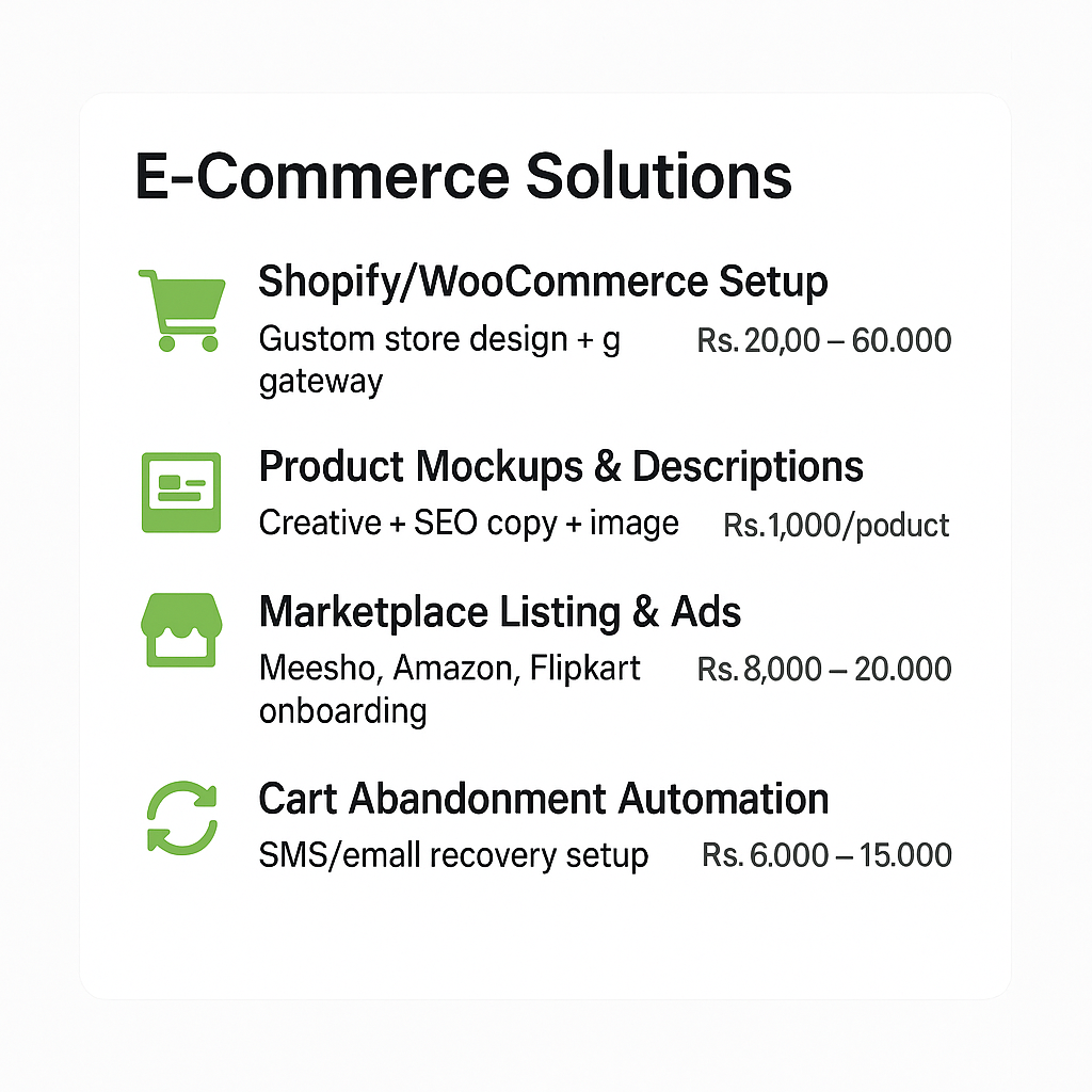 E-Commerce Solutions