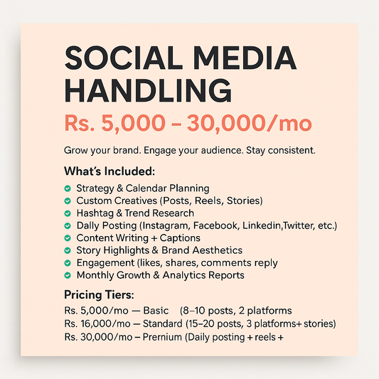 Social Media Handling